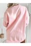 Hanorac oversize, roz - 2
