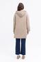Kangaroo Pocket Ribbon Lace Lycra Plus Size Sweatshirt - 3