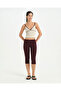Cream Contrast Piping Strap Blouse - 5