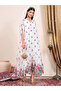 Multi-Floral Maxi Kaftan Dress - 4