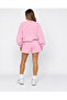 Women's Mchtta Printed Crew Neck Sweat-Shorts 2-Piece Set - 4