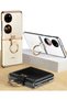 Huawei P50 Pocket Case Senk Ringed Kipta Case - 6