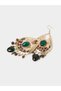 Gold Tone Danglers Earrings - 2