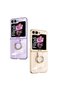 Galaxy Z Flip 6 Case Butam Ringed Phone Case - 4