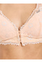 Solid Lace Bulk Front Padded Non Wired Regular Bra - 3