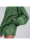 Women's Power to the Youth Printed Crew Neck Sweatshirt and Shorts 2-Piece Set