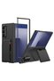 Galaxy Z Fold 7 Faux Leather Back Surface Omsy Card Holder Silicone Case - 6