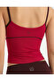 Cherry Contrast Piping Strap Blouse - 4
