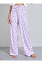 Multi-Color Printed T-Shirt With Checked Pants Pyjama Set - 4