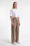 Women's Muslin Look Palazzo Sweatpants - 3