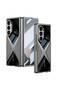 Galaxy Z Fold 6 Case Ultra Slim with Camera Protection Pc + Leather Back Surface Senk X-Pro Case