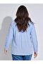 Embroided Regular Fit Stand Collar Blouse - 5