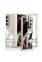 Galaxy Z Fold 8 Ultra Case with Camera Protection Transparent Design Omsy Lego Stand Case