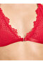 Solid Lace Padded Non Wired Bulk Front Bralette - 3
