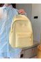 Girls Solid Backpack With Pockets - 2