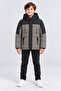 Boy's Hooded Winter Coat with Soft Lining and Water Repellent Jacket Ak4294 - 2