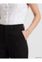 Vizyon New Season Black High Waist Women's Cigarette Pants - 3