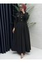 Women's Chic and Elegant Modest Black Dress