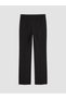 Vizyon New Season Black High Waist Women's Cigarette Pants - 6