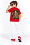 Najd Desert Soul Arabian Falcon Graphic Kids T-Shirt - 3
