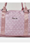 Lilac Polka Dot Gym Bag - 2