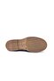 Genuine Suede Leather Laceless Women's Brown Penny Loafer Shoes - 7