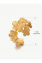 Golden Blossom Adjustable Ring - 5