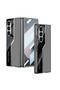 Galaxy Z Fold 6 Case Ultra-Thin Camera Protection Pc + Leather Back Surface In-Built Polygan Case - 2