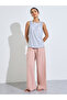 Multi-Color Polka Dot Tank And Printed Wide Leg Pants Pyjama Set - 2