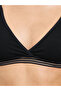 Solid Texture Padded Non Wired Regular Bra And Thong Lingerie Set - 3