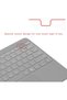غطاء لوحة المفاتيح لجهاز Surface Laptop 13 بوصة طراز 2025، غطاء شفاف من مادة TPU بتخطيط أمريكي - 4