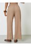 Chic Brown Wide-Leg Pants - 4