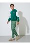 Teen Boys Green Embroidered Oversized Hoodie - 2