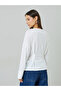 Plain Waist-Cinched Long Sleeve T-Shirt - 5