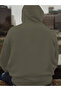 Plain Green Pullover Hoodie - 2