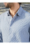 Men Blue Textured Regular Shirt - 6