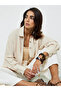 Beige Regular Fit Button-Up Shirt