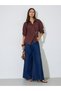 Brown Solid Long Sleeve Asymmetrical Shirt - 2