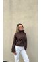 Women's Stand Collar Back Windbreaker Detailed Belted Short Trench Coat Jacket Trench - 3