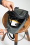 Men's Bodybag Waterproof Fabric Multi-Compartment Zippered Lightweight Cross Shoulder Bag Backpack (Code 1025) - 4