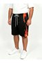 Plus Size Flame Print Basketball Shorts