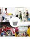 Collapsible Bucket, 3L Foldable Plastic Water Storage Pail with Handle, Grey Space Saving B - 2