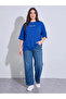 Plus Size Basic Slogan Oversize T-Shirt - 2