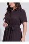 Linen Look Button Maxi Dress - 3