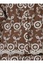 Brown Embroidered Shirt And Wide Leg Trousers Set - 3