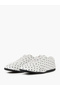 White Polka Dot Lace-Up Sneakers - 2