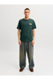 Dark Green Jjaero Logo Print Crew Neck T-Shirt - 10