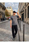 Charcoal Jjcleveland Solid Patchwork Crew Neck T-Shirt - 7
