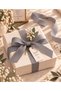 Gray Linen Ribbon 2.5 cm – 1 Roll 20 Meters – Decorative Bow, Gift Wrapping, Decoration, and Textile Accessory Ribbon - 4