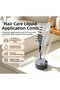 Hair Care Liquid Application Comb with Metal Tip and Container